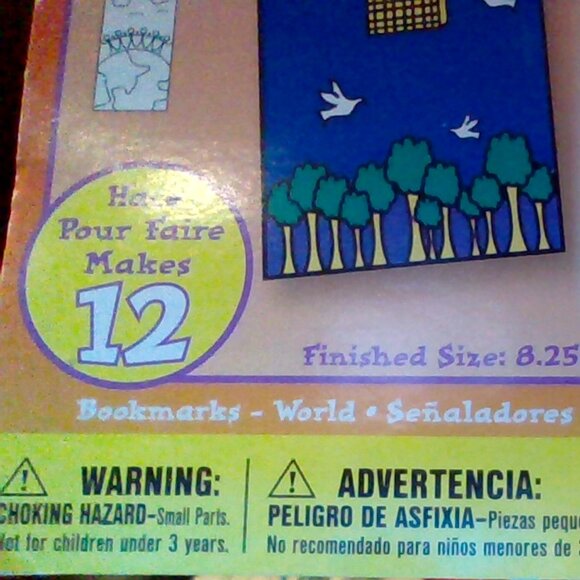 Brand New Darice 3-Pack Colouring Craft Bookmark Kits - Picture 4 of 7